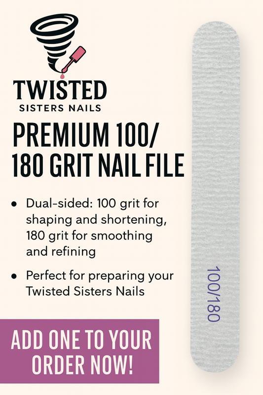 Nail Filess – Premium 100/180 Grit Nail File
